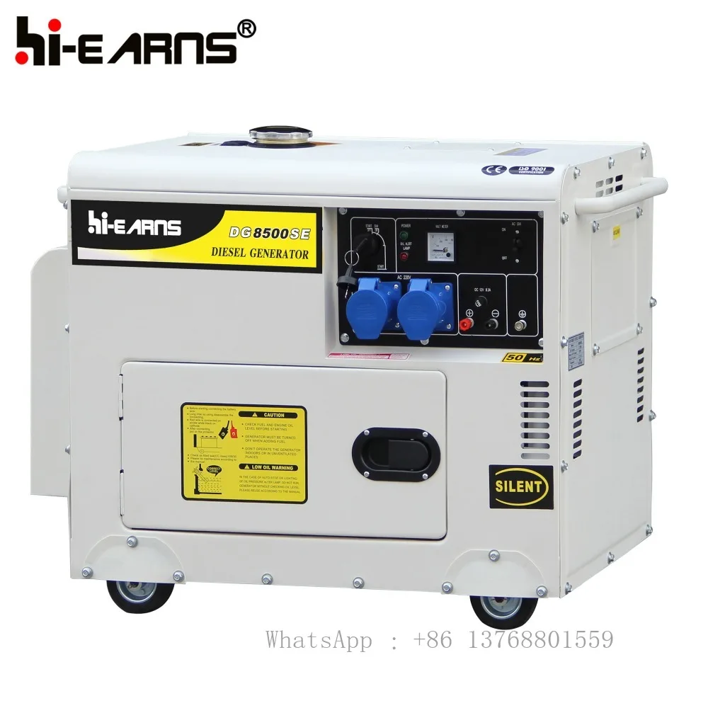 Best Price 6KW Single Phase Silent Electric Generator