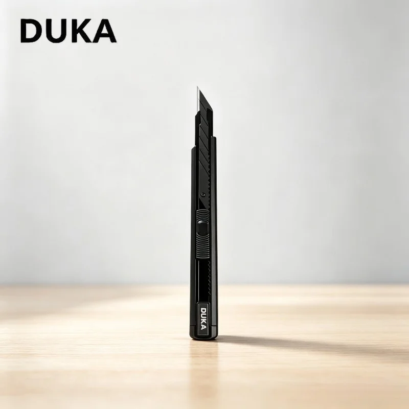DUKA ATuMan Retractable Auto Lock Utility Knife Carbon Steel Blade Multipurpose Box Cutter for Crafts DIY Packaging Cutting