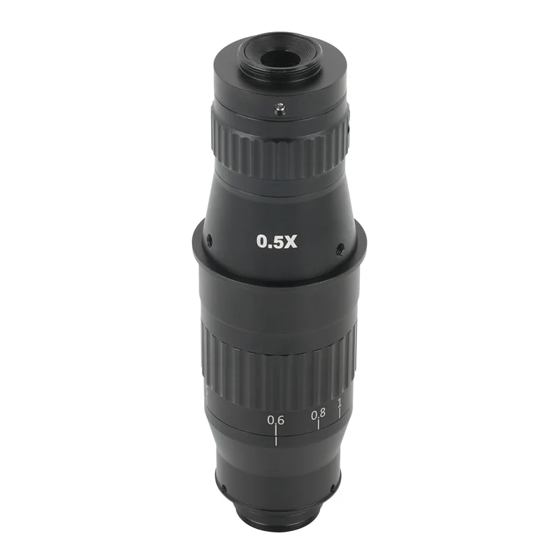 Parallel Optical System 200X 0.6X- 5.0X Continouasly Variable Zoom High Resolution 4K Monocular Lens For Industrial Phone Repair