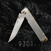 SANRENMU 9301 Outdoor Pocket Folding NoLock Knife 8CR13MOV Blade Wilderness Survival Adventure Camping EDC Portable Tools Knives
