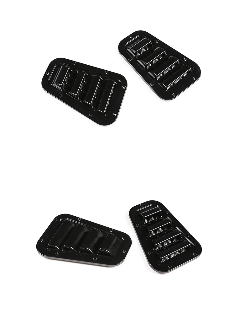 Für Land Rover Defender 2004-19 Front Motorhaube Belüftung Abdeckung Stahl Lufteinlass Scoop Air Outlet Schnee Abdeckung auto Zubehör – Detail 13