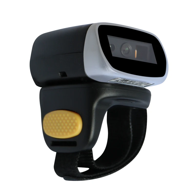 Jepower CR40 Mini Wireless 1D 2D Barcode Scanner USB Interface Finger Ring Type in Stock