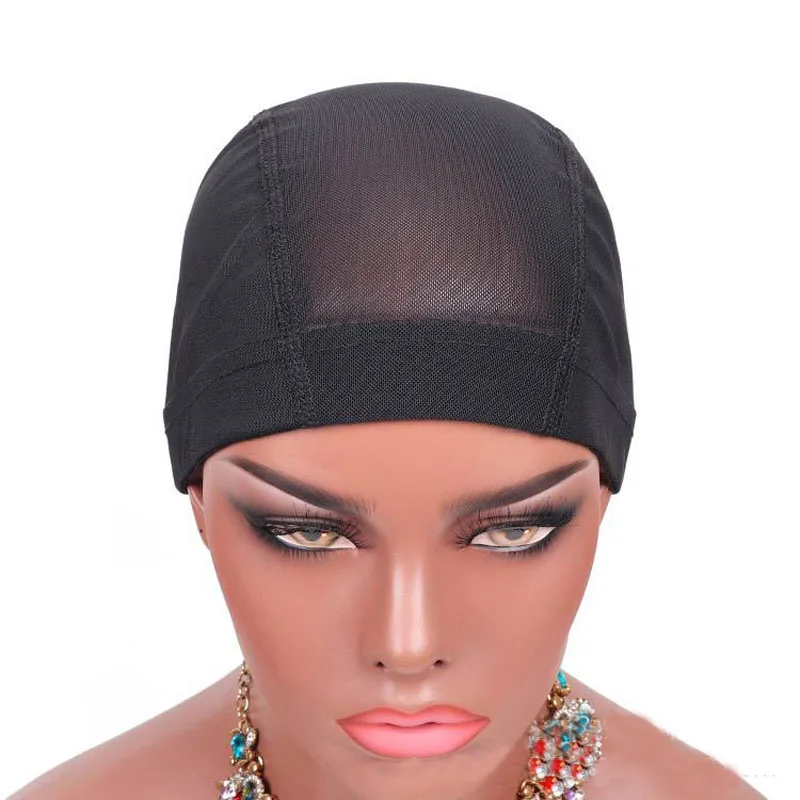 1PCS S M L Wholesale Spandex Dome Cap For Bonnet Perruque Black Hairnet Dome Cap Swimming Wig Accessories Wholesale