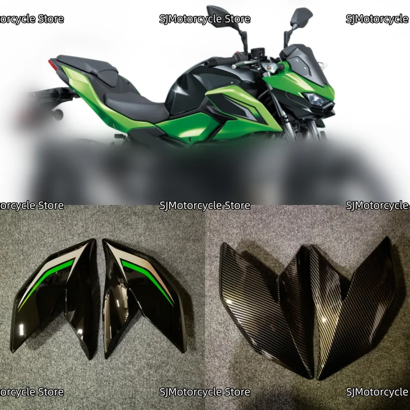 Cache latéral supérieur de réservoir de carburant ABS pour moto, panneau de garniture de carénage avant, compatible avec Kawasaki Z500 2024 2025 2026