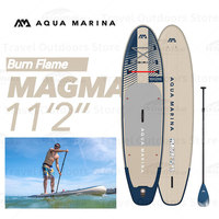 AQUA MARINA Upgrade MAGMA Inflatable Surfboard 340*84*15cm SUP Inflatable Board Inflatable Stand Up Paddle Board with Paddle
