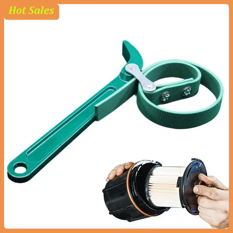 

AA05 Chain Wrench Tool Adjustable Oil Filter Puller Strap Universal Ergonomic Handle Grip Wrench Chain Spanner Easy Install A