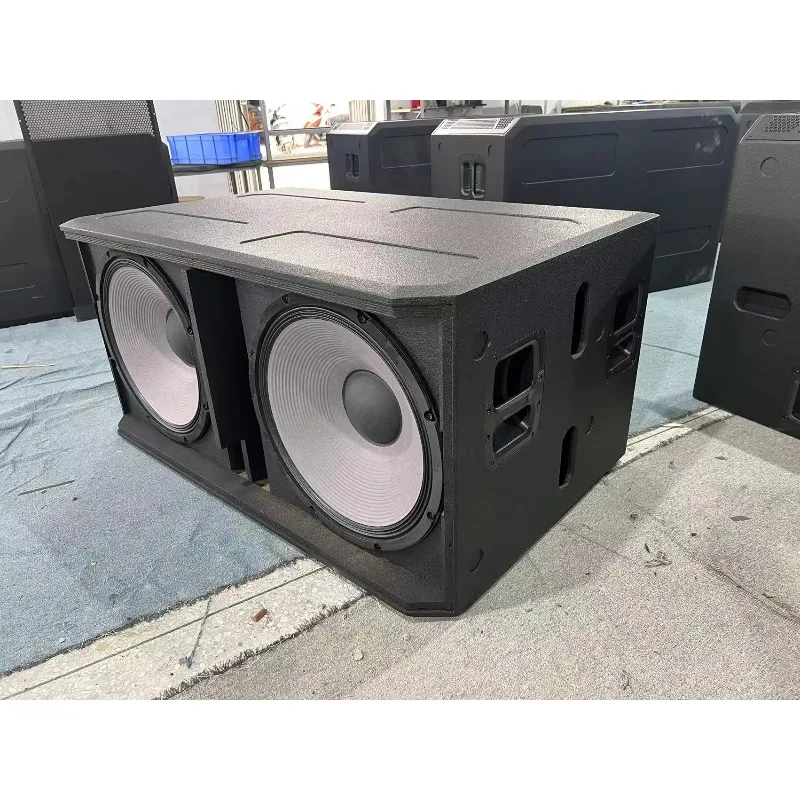 1600W Dual 18 Inch Heavy Bass Subwoofer Box High Power Outdoor Stage Speaker For Concert Event Live Performance Audio System