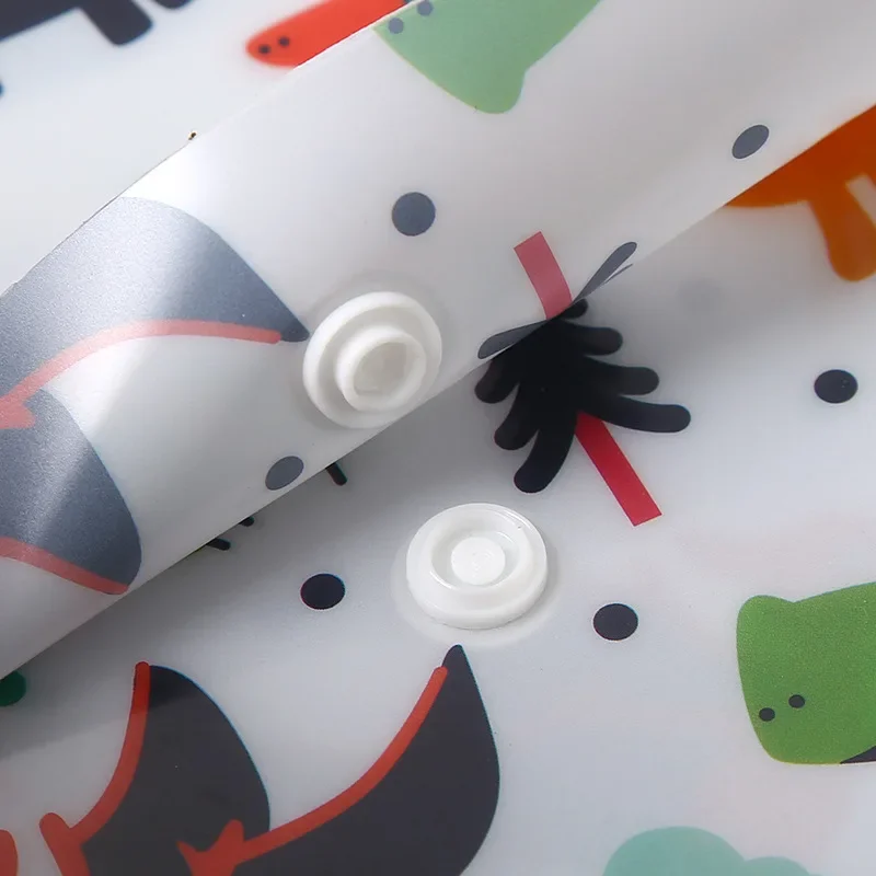 1pcs File Bags For Document Cute Cartoon File Holder Snap Button PVC Folder Pen Box Office Information Bag Student Stationery