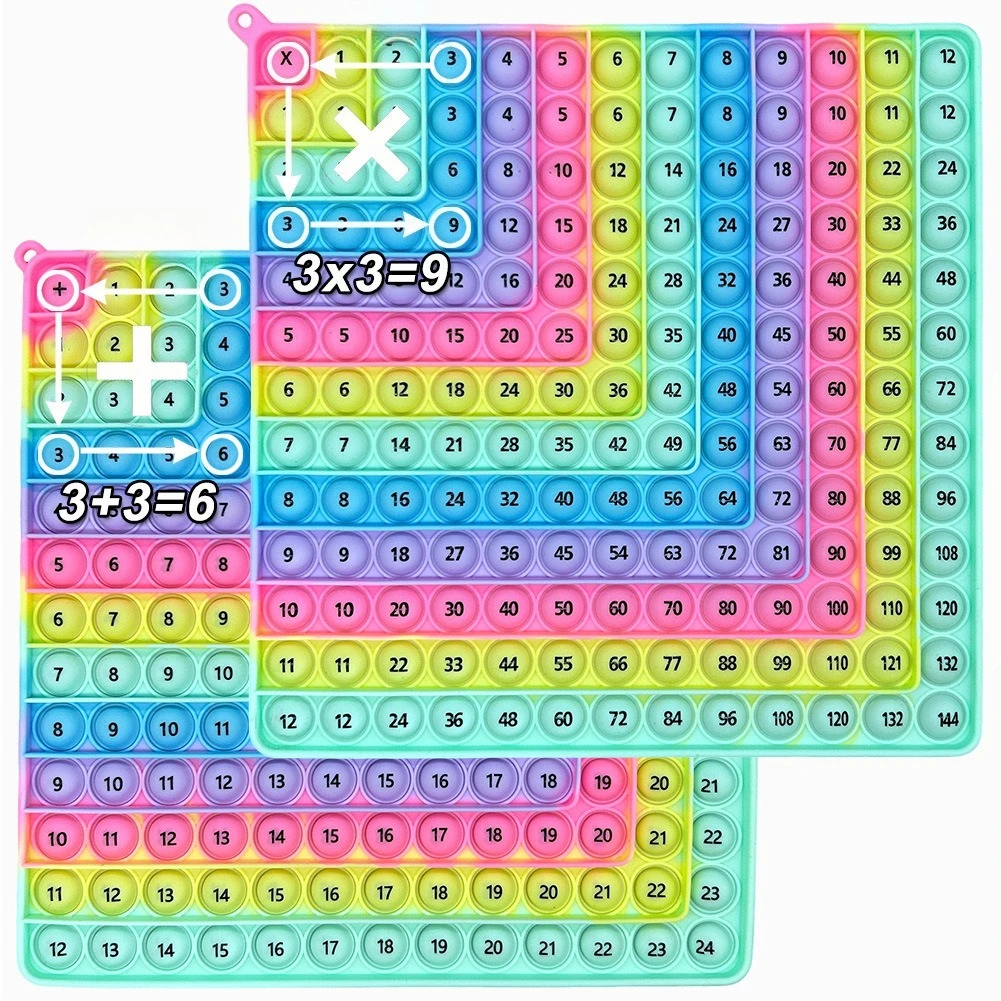 الرياضيات إضافة الضرب فقاعة الصحافة لعبة أطفال التعليمية التعلم التعليم المبكر وسائل تعليمية فكرية