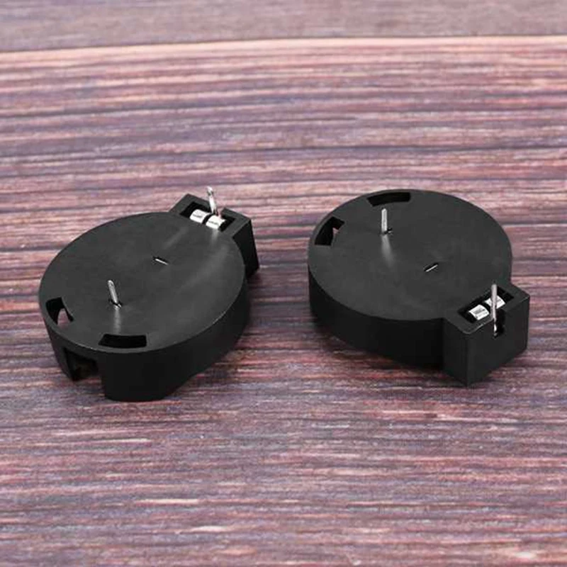 ABMO 8 pezzi CR2450 custodia porta batteria a bottone 2 pin nera