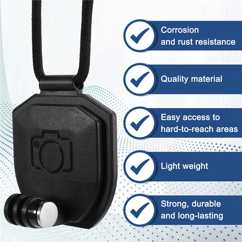 

ABTO-магнитный держатель шейного ремня для Gopro Hero 13/12, Insta360, DJI Action 4/3/2, кронштейн для крепления камеры со шнурком