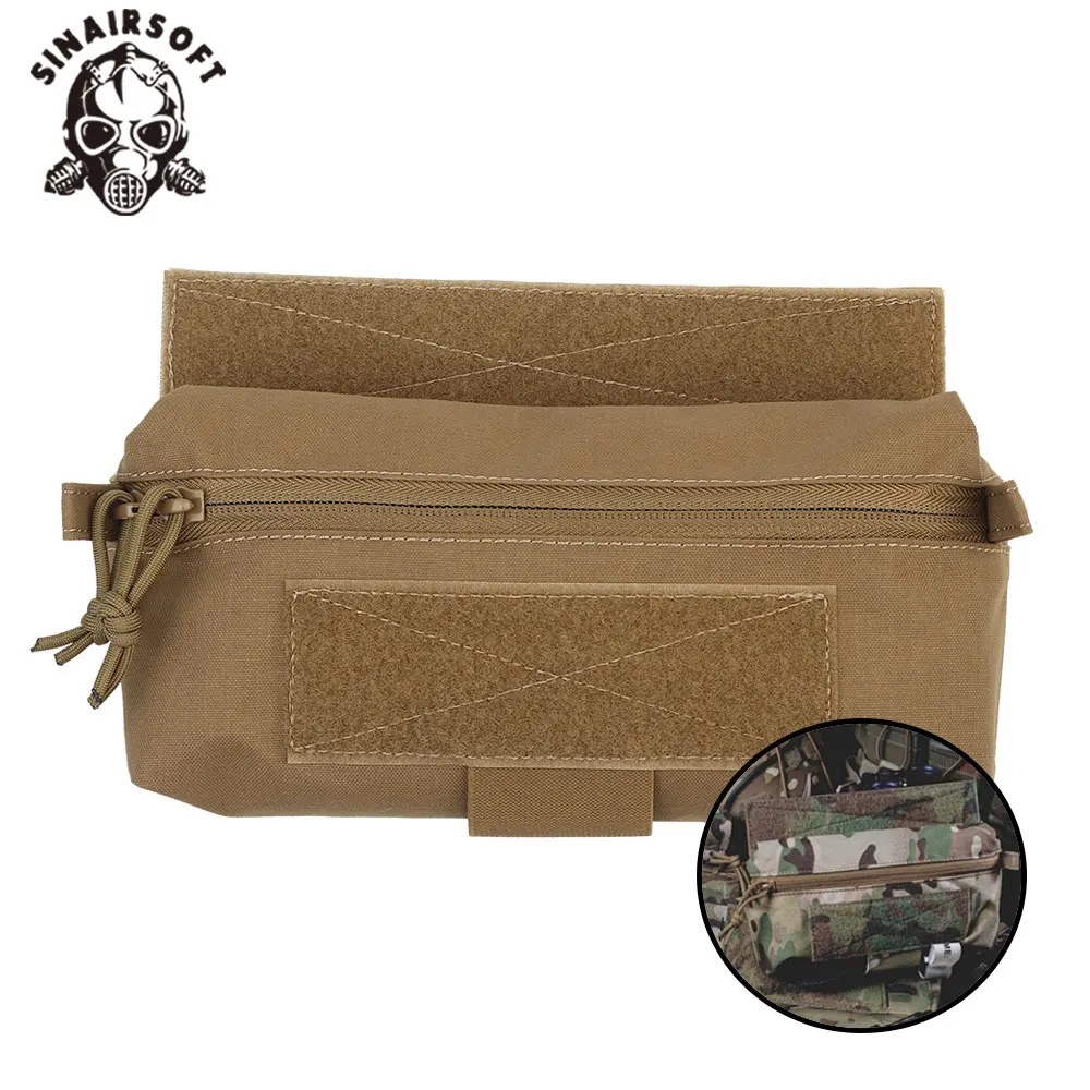 

Tactical Abdominal Dump Drop Pouch Fanny Pack Easy To Organize IFAK EDC Storage Bag for FCPC V5 MK3 JPC AVS Plate Carrier Vest