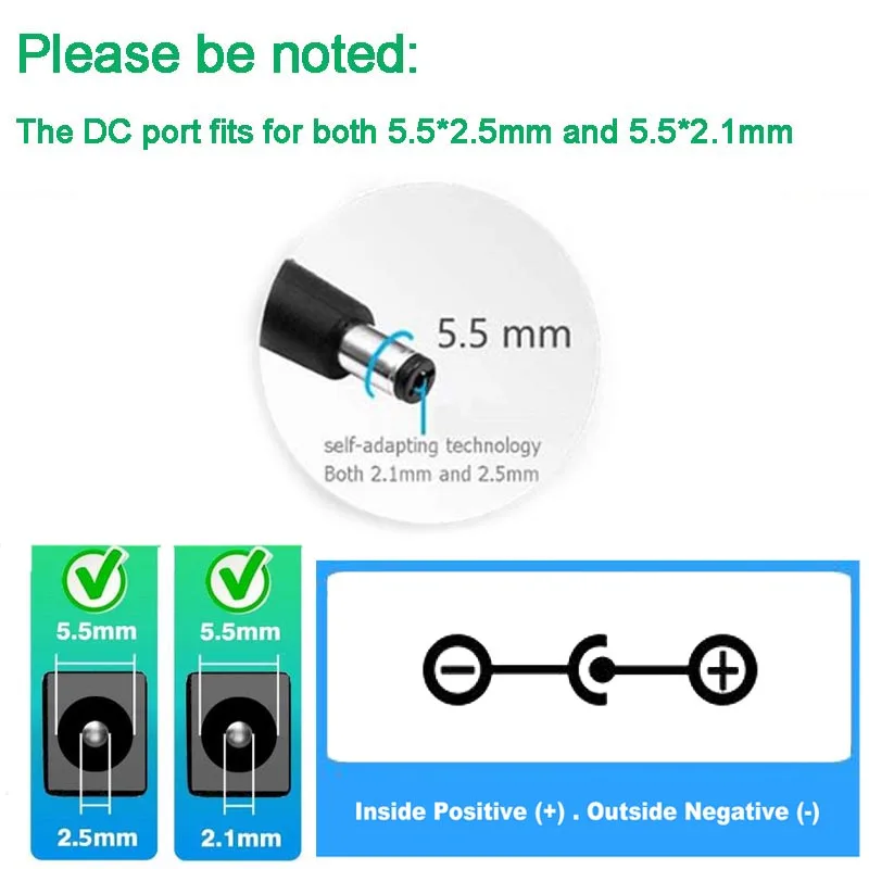 AC 110-240V To DC 5V 9V 12V 3V 1A 2A Universal Power Adapter 5.5mmx2.5mm EU US Supply Charger for LED Strip Light