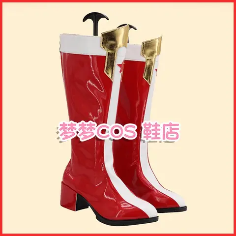 Wonder Cosplay Kvinnor Diana Skor Superhjälte Stjärna Halloween Julfest Rollspel PU Läder Stövlar 10 best sales Wonder Woman-stövlar - №2