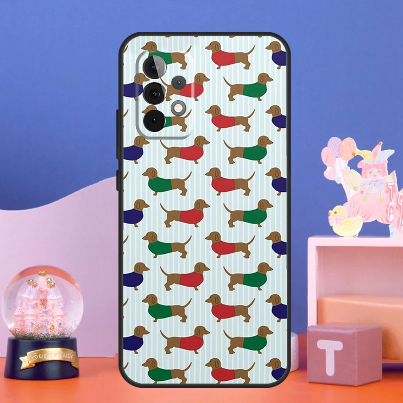 Dachshund Sausage Dog Funda For Samsung Galaxy A13 A23 A33 A53 A52 A32 A22 A12 A51 A71 A15 A25 A14 A34 A54 Case
