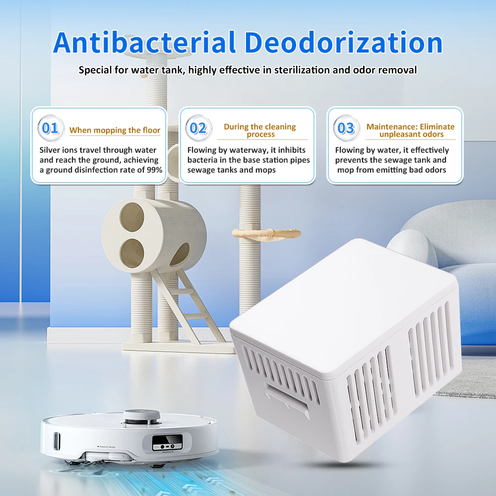 For Roborock G20S Ultra P20Pro Qrevo Curv/Edge/Master Saros Z70 Saros 10R Dity Waste Water Tank Deodorization Module Vacuum Part