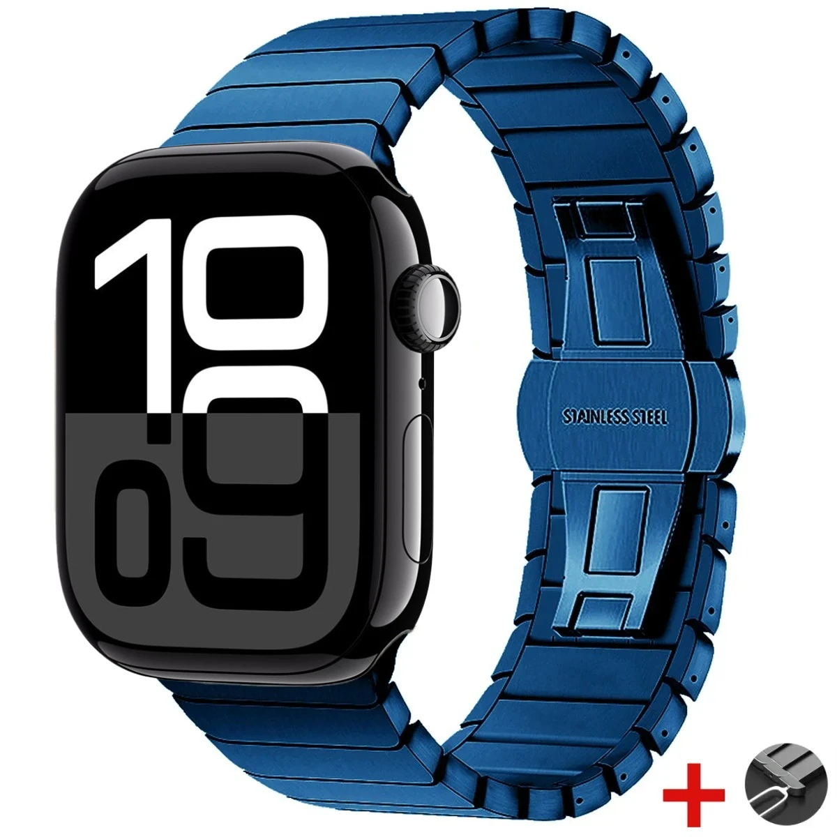 Metal Band For Apple Watch Series 10 42mm 46mm Bracelet Strap iWatch Ultra/2 9 8 7 6 5 4 SE 49mm 45mm 44mm 42mm 41mm 40mm 38mm