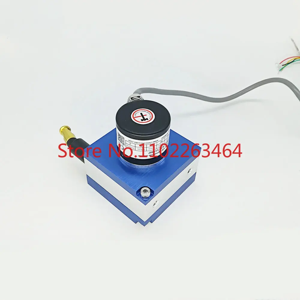 

Digital draw wire position sensor CESI-S1500P 1.5m measure range NPN output 5-24v incremental encoder