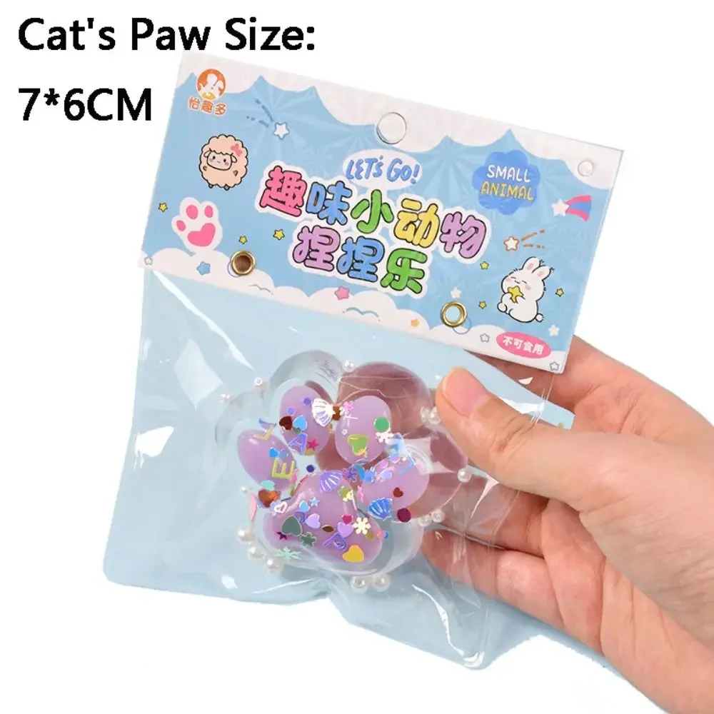 HOT Kat Poot Decompressie Speelgoed Kawaii Cartoon Antistress Squishy Stress Langzaam Stijgende Speelgoed voor Volwassen Kinderen Stretch Squeeze