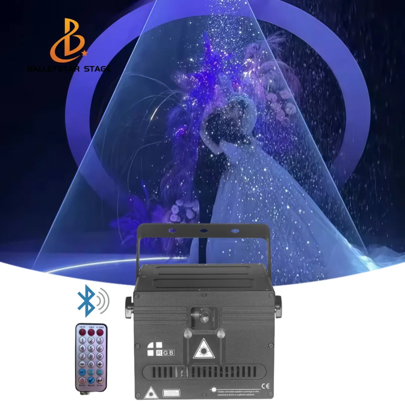 Laser Animation RGB 10W Full Color Beam Laser Light KTV Bar Door Decoration Party Christmas Laser Light Halloween Animation