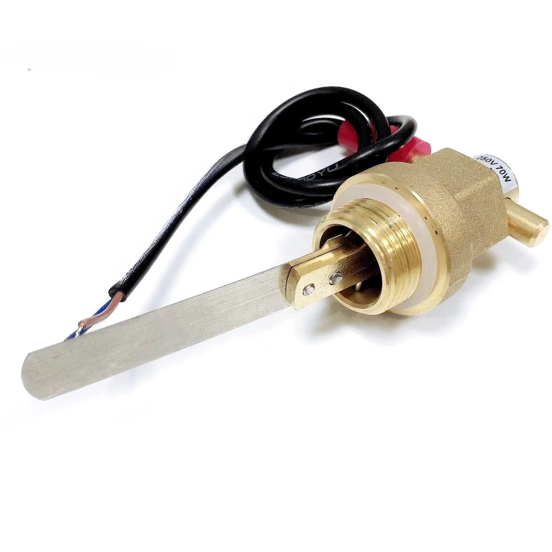 

baffle flow switch 24v solenoid water valve heater for boiler level switch brass flowmeter control of DN15