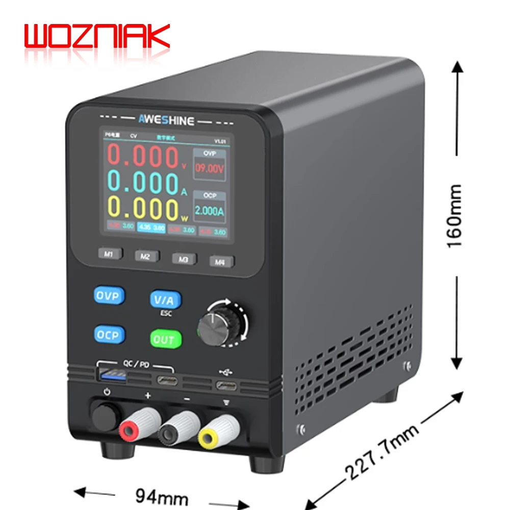AWESHINE P6 6A CNC Programmable DC Power Supply Precise Adjustment
