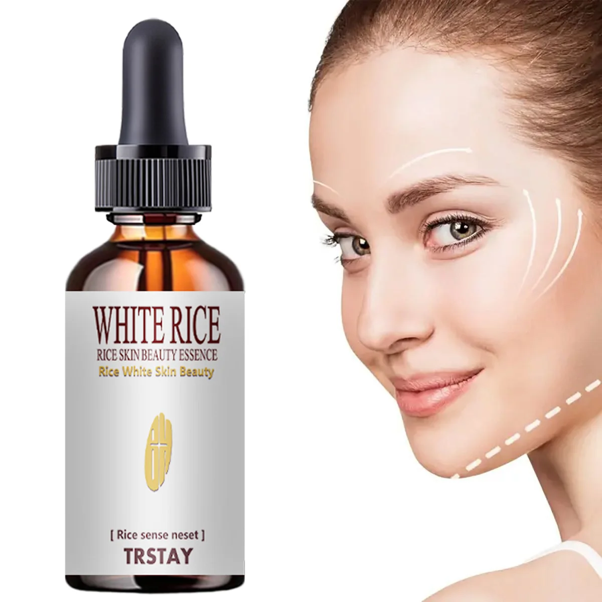 

5ML/15ML/30ML/50ML/TRSTAY Rice essence nourishes and softens the face, tightens and brightens the complexion, and essence moistu