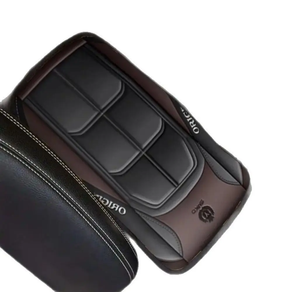 دائم البوليستر مسند الذراع صندوق وسادة كشط مريح مركز وحدة التحكم غطاء الأوساخ مقاومة مسند ذراع السيارة وسادة عالمية