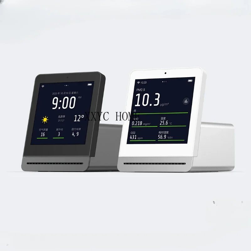 

Air Monitor Touch IPS Screen Air Quality PM2.5 Detector Hygrometer Thermometer Home CO2 Meter Monitor Tester