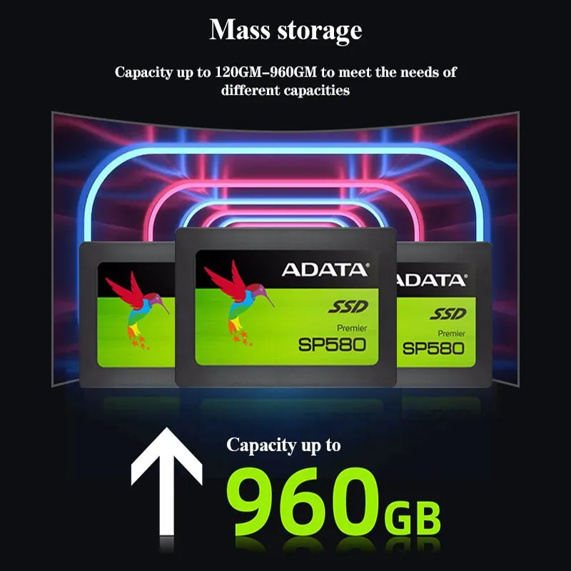 ADATA SP580 120GB 240GB 480GB 960GB 3D-NAND 2.5\