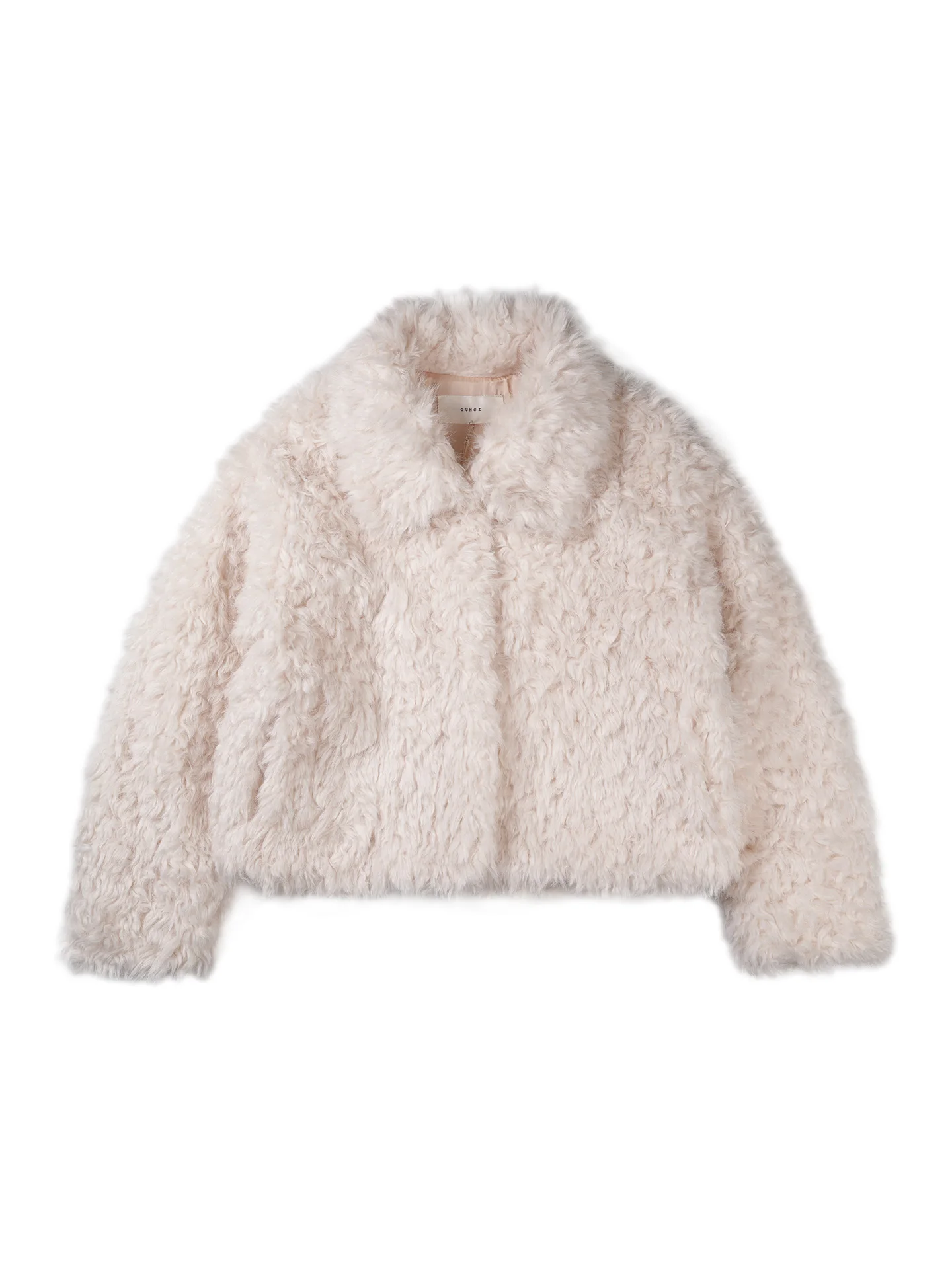 

Модная короткая плюшевая куртка Sweet Style для женщин: теплая, с меховым воротником, осенне-зимняя, молодежная, из утолщенного полиэстера, с отложным воротником