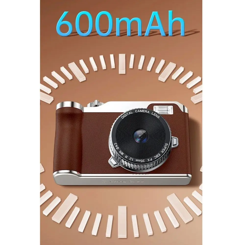 كاميرا أمامية/خلفية مزدوجة 4K HD كاميرا رقمية ضبط تلقائي للصورة 2.4 بوصة شاشة دخول المستوى كاميرا CCD 16x التكبير LED ملء الضوء #4