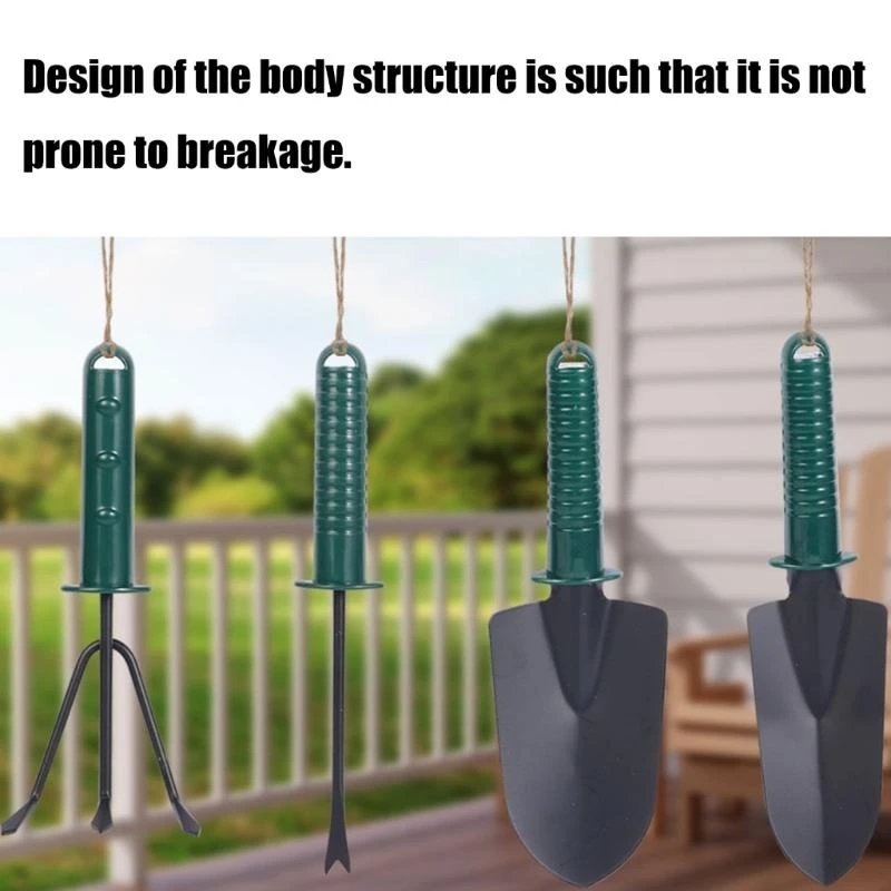 

4pcs Garden Tool Set Essential Garden Tool Set Non Slip Handle Hand Shovel Tool for Multifunction Use in Gardens & Patios D2RD