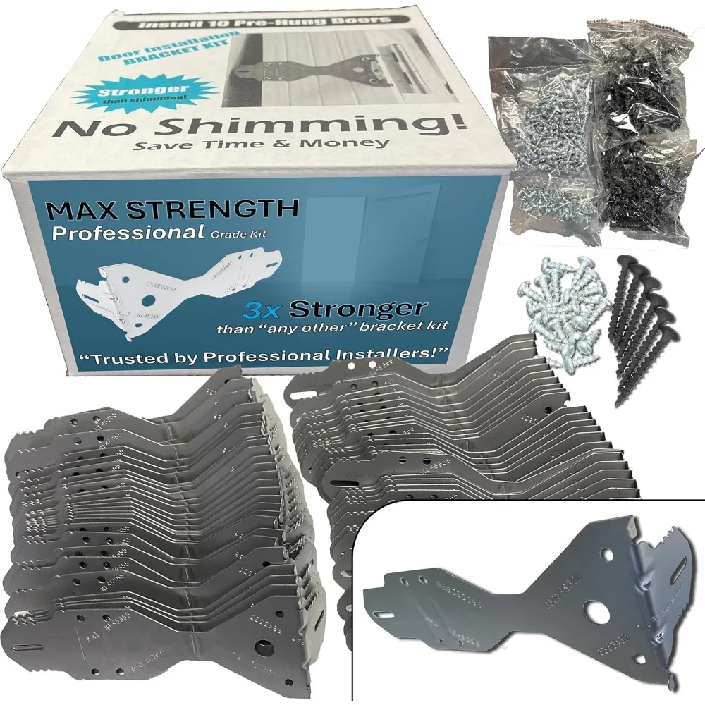 EXPR ®   مجموعة تثبيت الباب الممتازة - القوة القصوى (أمن كلا الجانبين) |   مسمار الباب الرسمي ®   قوس