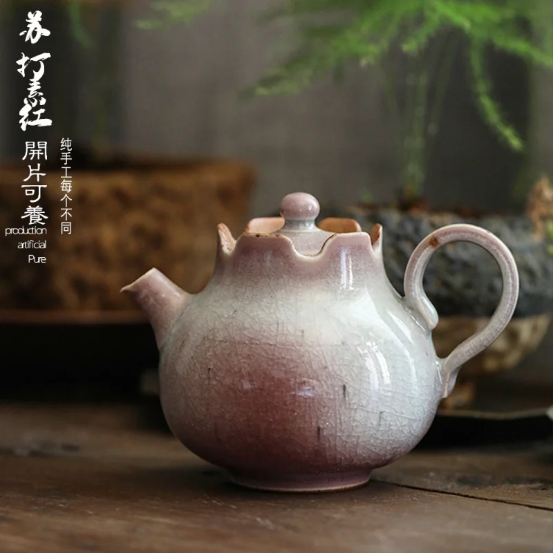 

Jingdezhen Handmade Coarse Pottery Clay Pot Kung Fu Teaware Teapot Simple Home Single Teapot Japanese Tea Ceremony Bubble Clay P