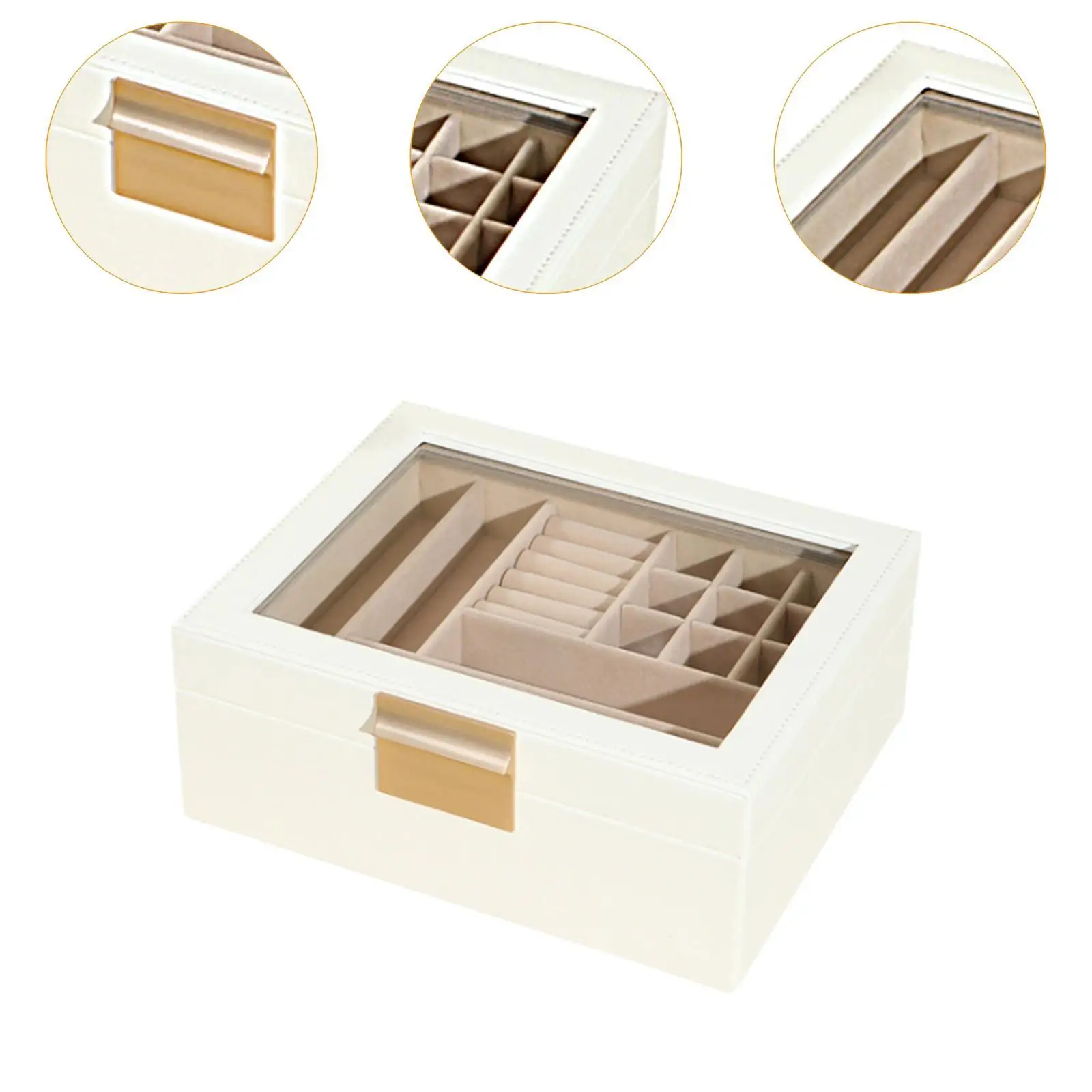 กล่องเก็บเครื่องประดับ กล่องจัดระเบียบเครื่องประดับ ของขวัญสำหรับผู้หญิง