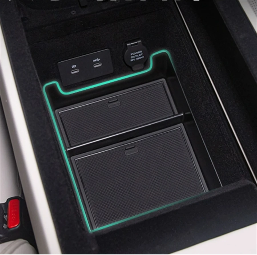 

Для Geely Zeekr 009 2022 2023 2024, нижний центральный ящик для хранения, подлокотник, контейнер, крышка, внутреннее молдинг