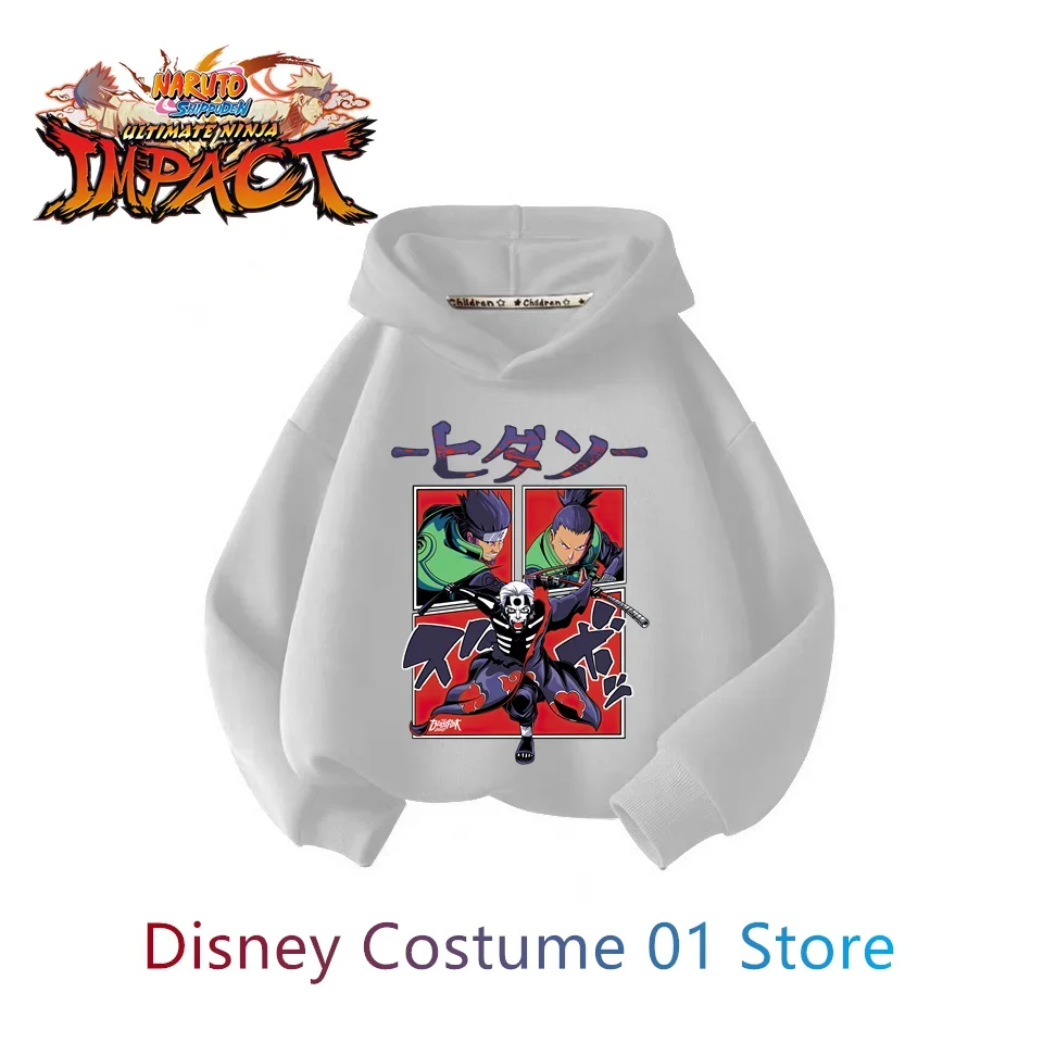 Naruto Fashion Hoodie Children's Printed Casual wear Cartoon Autumn/Winter Coat Hoodie Boys girls blazer top