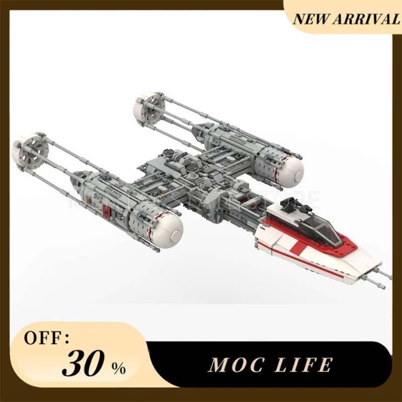 NEW 1802PCS Customized MOC Starfighter Building Blocks Technology Bricks DIY Creative Assembly Education Toys Holiday Gifts