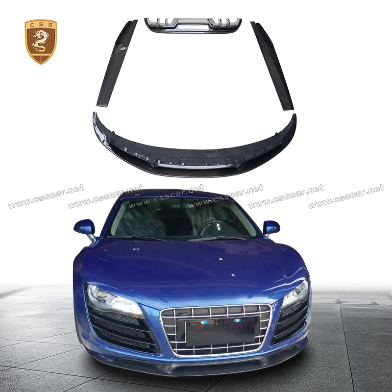 

Стильный обвес для Audi R8 V10 2008-2015, модифицированный в стиле PD, из карбона: передний и задний бамперы, спойлер, боковые пороги.