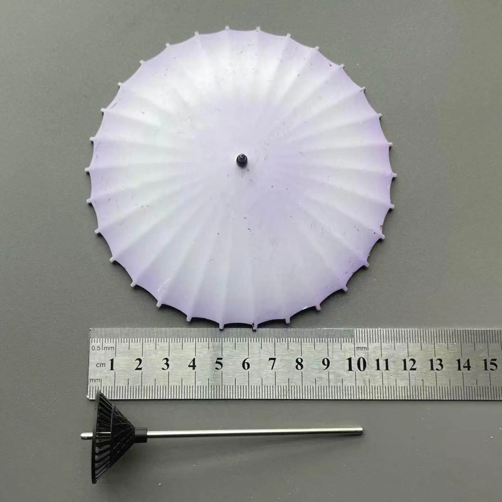 

1 12 Dollhouse Accessories PVC Mini Umbrella Model Simulated Rain Parasol for Doll Miniature Furniture Setup