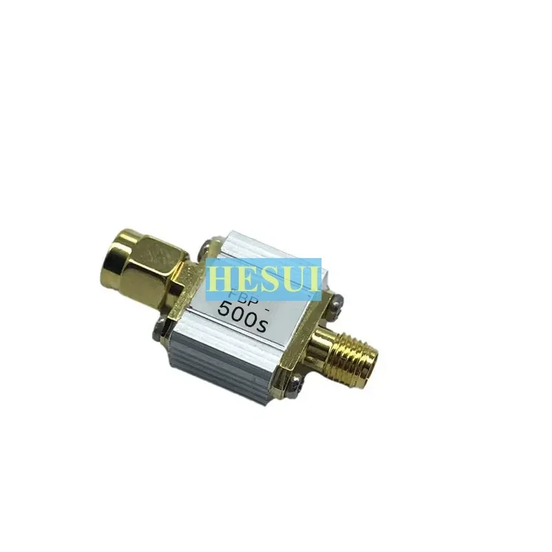 500MHz RF coaxial bandpass SAW filter 1dB bandwidth 24MHz SMA interface 487-511MH