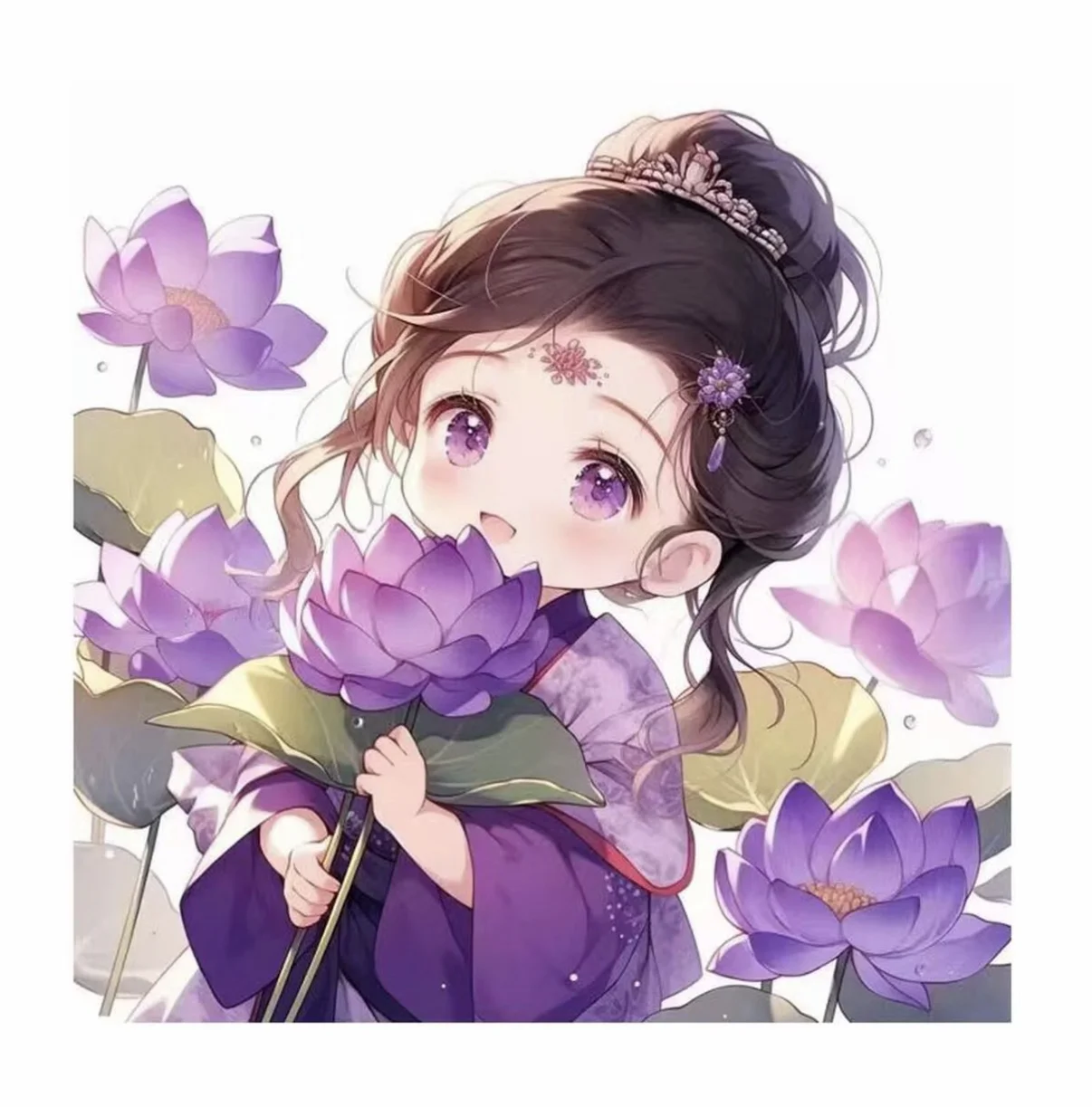 

Набор для вышивания крестиком Lotus Girl DIY, 9ct, 72x72 см, с нитками и иглами, 40 цветов, для домашнего декора и рукоделия