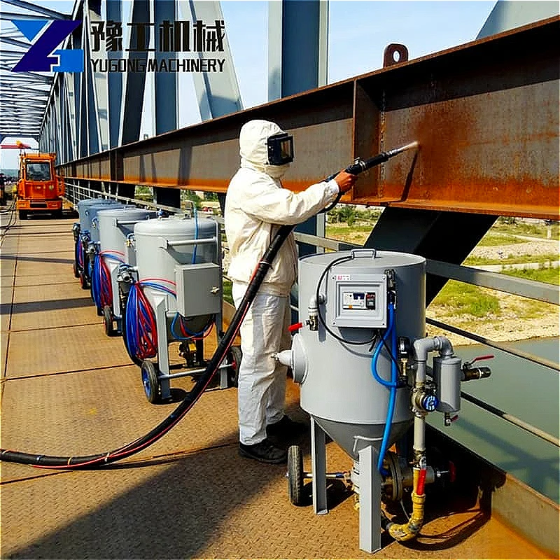 Portable Abrasive Blaster Dustless Wet Blaster Industrial High Efficiency Rust Remover For Metal Wood Auto Body Shop Customized