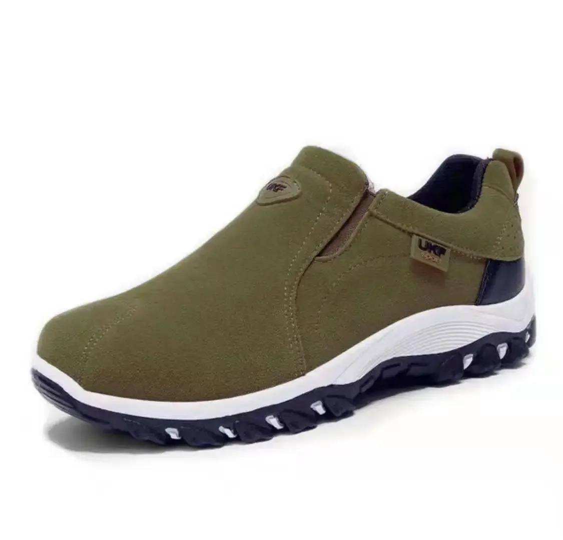 Large Size Outdoor Casual Men's Shoes Spring and Autumn New Sports Casual Shoes Fashionable Round Toe Shallow Mouth Men's Shoes