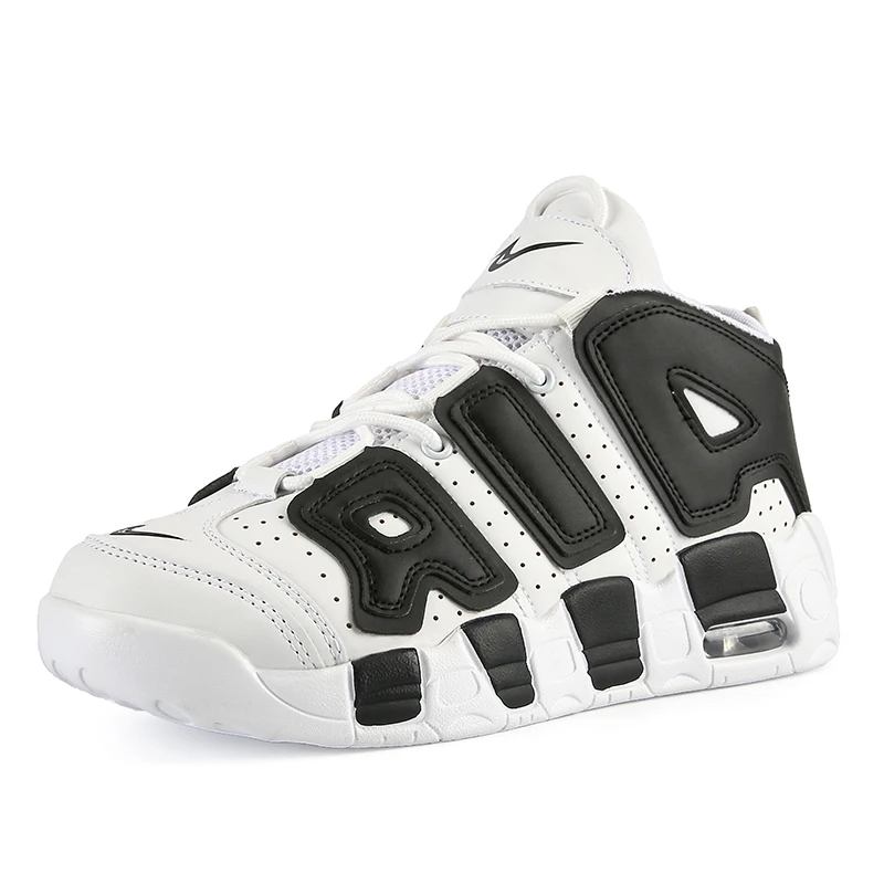 Pippen AIR Dad Shoes Men's Air Cushion High Top Panda Fashion Versatile Casual Sports Basketball Fashion Shoes