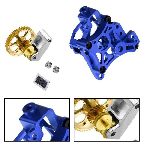 Aluminum Alloy Extruder Shell With Gear Kit For BambuLab P1P P1S X1C X1E For 3D Printer Upgrade CNC Machined Heat Dissipation