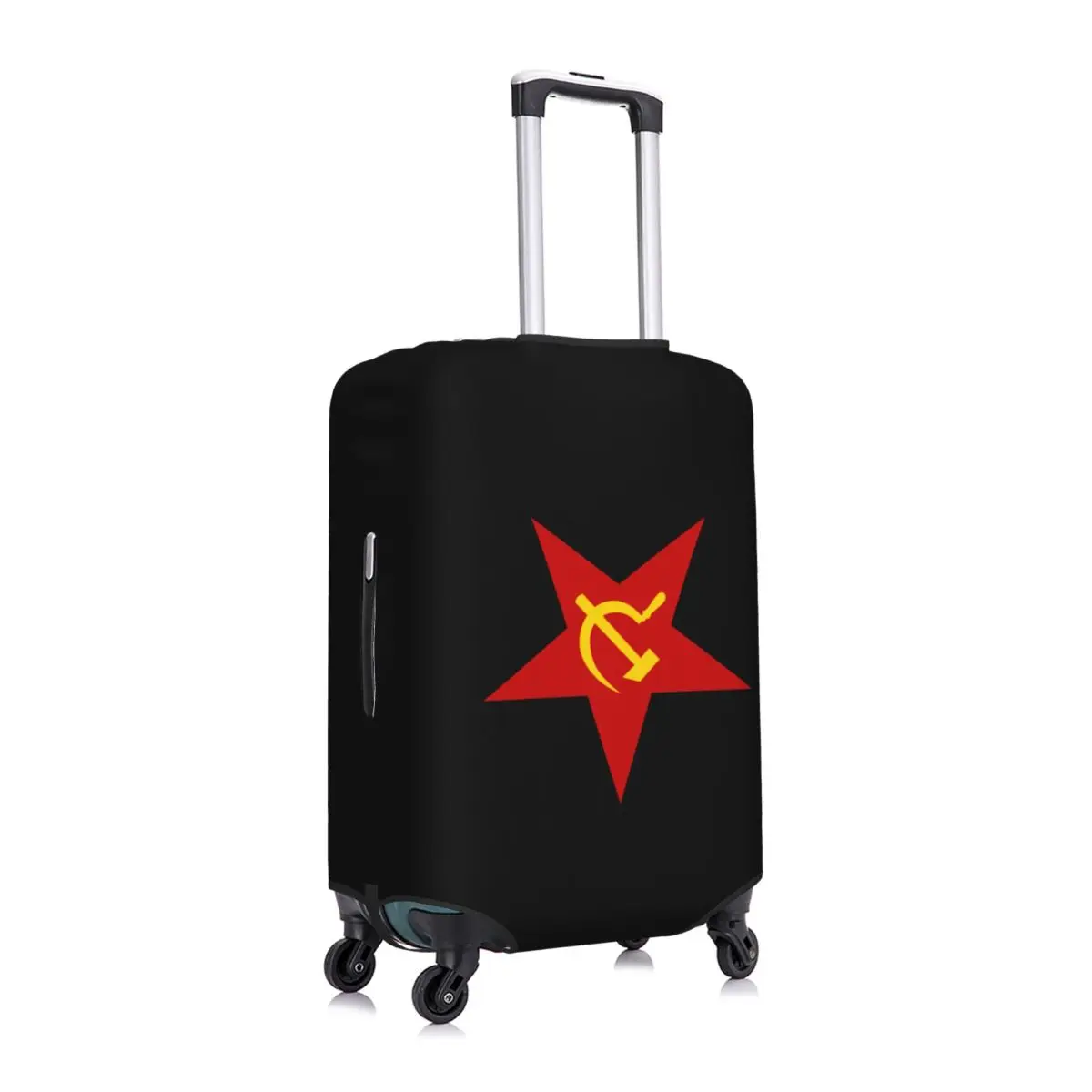 Custom Soviet Union Red Star Hammer And Sickle Luggage Cover Cute CCCP USSR Flag Suitcase Protector Covers Suit For 18-32 inch