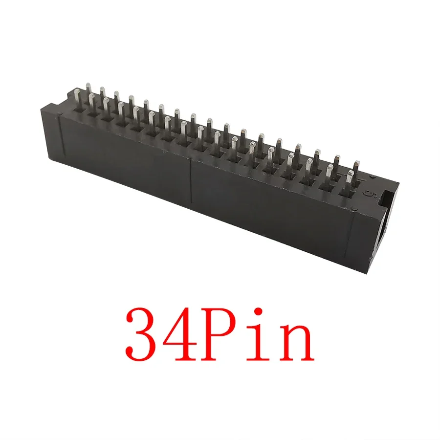 Pitch Male Socket Pin Header Connector Straight Pin Boxed  Double-Spaced Header Connectors