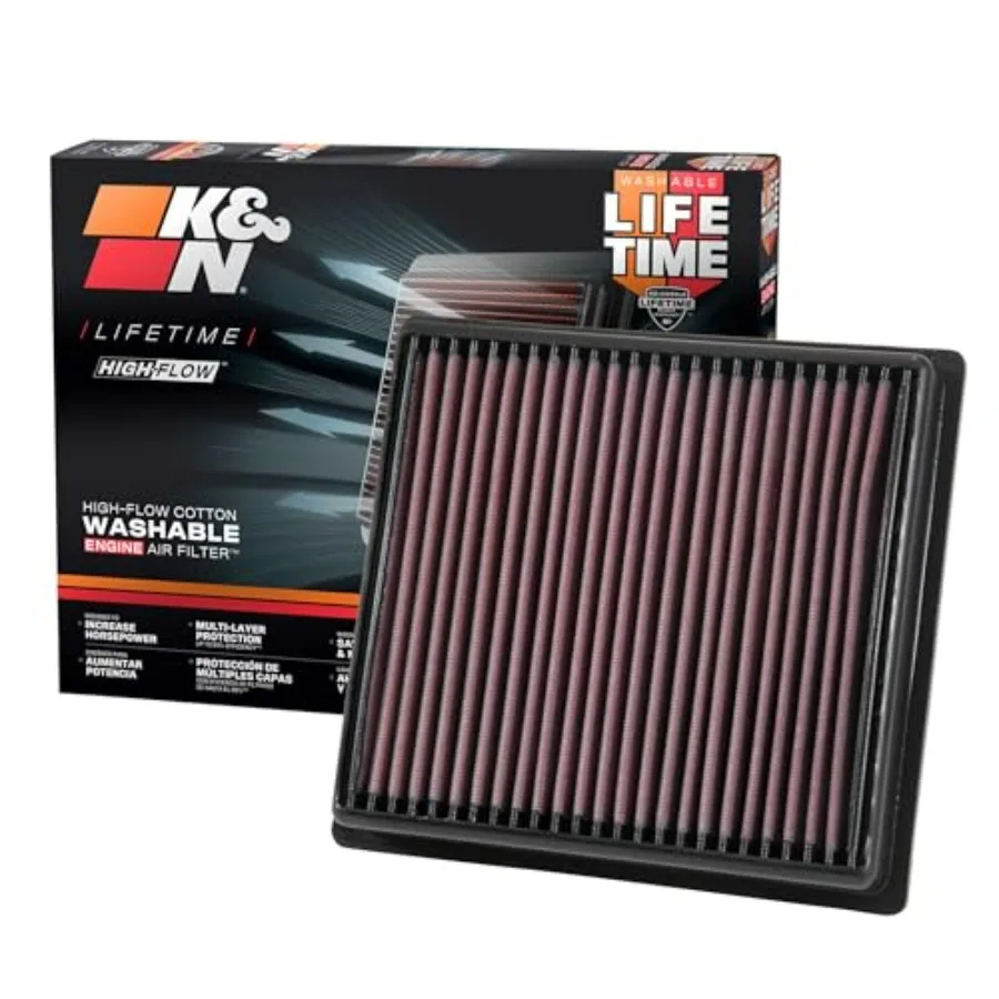 

High-Flow Original Lifetime Engine Air Filter: Increase Power Premium Washable Compatible with 2016-2025 Subaru Ascent Crosstre
